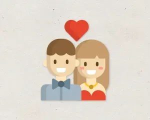 주역으로 보는 애정운을 설명하는 대표 이미지