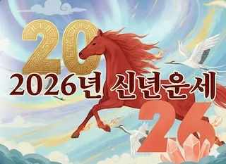 신년 운세를 설명하는 대표 이미지