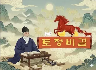 토정비결과 새해운세를 상징하는 이미지
